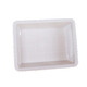 Lerui Malatang Vegetable Sélection Pot Boîte en plastique épaissie Rectangulaire Rectangulaire Commercial Cantine Rangement d'aliments et fraîcheur Boîte épicée EXTRUME BLANC 693 [61 * 42 * 18]
