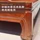 Longwei 12-hour delivery Foshan golden rosewood mortise and tenon solid wood bed tiger foot antique master bedroom double bed rosewood single bed upgraded thickened bed 1.8*2.0 meters (full bed board + full mortise and tenon)