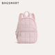 Bagsmart Mini -Rucksack für Frauen leichter Reisen kleiner Rucksack Pendelschule 2025 Neues Nischen -Design Pink