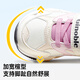 Kenoble Kenoble Shoes para niños pequeños para zapatos para hombres y niñas de primavera y otoño zapatillas de zapatillas funcionales de bebé gy1612 pluma blanca 150 mm
