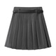 UHFR ENOS JIAING Официальный флагманский магазин 2025 Summer New Hip-Pack Small A-Line Плиссированная юбка для женщин 3524 Перо серое 3524 S