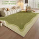 Green grand salon canapé canapé-basse cafetière de table basse de planche à plancher Mat à la maison Luxurant léger 2024 Nouveau modèle Wen-3878 Green Series 1 pièce 200 * 400cm