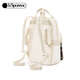 Lesportsac lebo shidou ya joint couleurs solide sac à dos grande capacité sac à dos simple de style collégial salfe blanc