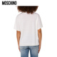 MOSCHINOMOSCHINO 25 Earnom Automne Femme's Teddy Bear Imprime à manches courtes Pull White XS