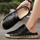Außensandalen Männer 2025 Neue Baotou -Sandalen Herrenschuhe mit atmungsaktivem, weicher Sohle reiner Mikrofaser -Leder -Sandalen Khaki [Mikrofaserleder A675] 42