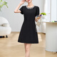 Ehangy International Light Luxury High-Women's Dress New Summer 2025 Fashion and Fashionable All-Match Black Small Skirt Negro [Caja de regalo de alta gama] XL [115-125Jin [Jin iguala 0.5 kg]]]