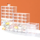 Yonghuan Andere Aufbewahrungsbox -Schubladen Organizer Storage Box Transparent Acryl rechteckige partielle Kosmetik Küche 4877 Seiten U Transparent Korb mittelgroß 1 pt hohe transparent