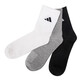 
Adidas Adidas new breathable sports socks triple suit men and women casual socks 2025 new color mid-tube socks JC9272 M