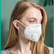 Baoweikang Einwegmaske 9700V Atemventil Anti-Droplet Haze Dekoration Arbeiter Poliersprühfarbe Kohlemine KN90 Baoweikang 9711V mit Ventil [Kopfgurt] 30 Stücke