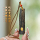 
Su Xiaobei [Official Authentic Product] Vietnam Nha Trang Seshui Qi Nan agarwood 18K gold accompanying pendant sweater chain Hui'an series chess QNKJ-12 (Shenshui Qi Nan inlaid 18K gold five-step scripture