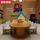 La zone de divertissement de la table des enfants et de la chaise combinaison de la table de lecture de jeu de jeu de plancher au-dessus du plan éducatif précoce de la table de construction LEGO Table des enfants-12350 * 120 * 60