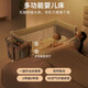 Raft Core Cool Bean Ding Spleißbett Krippe bewegliche Multifunktionsfaltungswindel -Windel Neugeborene Baby Bett Raum Wanderung Grau 3.0
