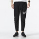 Nike (Nike) Seda de seda de hielo Pantalones de chándal de secado rápido para pantalones casuales de pie pequeño cónico para hombres Pantalones de entrenamiento transpirables en transpirable Negro/DM6627-010 Pantalones rectos M120-130Jin [Jin equivale a 0.5 kg]