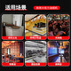 Mrs. Zhexiang [Unterstützt die Installation von Tür-zu-Türen] Commercial Range Hood Edelstahlreinsreiniger integrierter Maschine Hochleistungs Hochleistungsraucher-Rauchmaschine Kantine Restaurant Kitchen Hotel Rural Earth Herd 60*45*26 cm [680W Single Fan] Selbstinstallation [Flaggschiff-Stil]