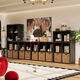 Armoire de grille de shengnai en acier salon en fer bibliothèque combinaison gratuite rangement de rangement de rangement de rangement de rangement modèle 13 hauteur 70 longueur 3519 profondeur 30cm 20 armoire de grille