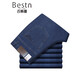 Baiston brand jeans men's spring and summer thin loose straight high waist middle-aged business elastic high-end trousers bsd-1105 light blue 29 2 feet 2 waist circumference