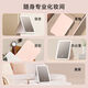 DOCO LAB Folding Mirror LED Beauty Mirror Makeup Light Mirror Desktop Mirror 8.5 Inch White + Foldable
