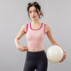 VFU new high-intensity shock-proof sports bra new style yoga vest with chest pad for women Pilates running blue S recommended (85-98Jin Jin equals 0.5kg)