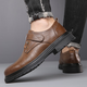 
[Direct sale in the factory] New men's comfortable and breathable versatile casual shoes for soft sole non-slip British workwear men's shoes (item number 9908) brown 40
