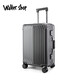 Walker Shop suitcase aluminum alloy trolley travel code box universal wheel suitcase anti-fall large capacity lightweight silent box dark gray 24 inches