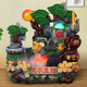 Showcase Wheel Ornamente Kreatives Rockery Fließender Wasserbrunnen Transport