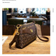 Coole Känguru Leder-Mobiltelefone Münzbrieftasche Frauenbeutel 2025 Neue hochwertige modische und vielseitige Umhängetaschen Crossbody-Tasche Kaffeefarbe