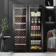 Haier thermostat wine cabinet Household built-in red wine cabinet air-cooled and frost-free electronic temperature control single-door thermostatic cabinet first-class energy efficiency office wine tea cabinet refrigerated cigar cabinet ice bar wine cabinet combination electronic temperature control + air-cooled frost-free 756 liters