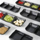 OUOETY TED MEDIMED MINE Dish Dipping Dishes Plate Barbecue Seasoning Dishes Soy Sauce Plastic Vinegar Dishes Commercial Dishes H1098