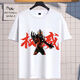 Vêtements Yuandi T-shirt Beria Beria Print Summer Boys and Girls Étudiants abstraits Big Child's Top Children's Clothes #beria 06 # Black One Size 12035-40Jin [Jin est égal à 0,5 kg]