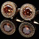 NOSSKISS Fugui Gold Crystal Cufflinks Men's Crystal Cuff Nail Shirt Cufflinks High-end Gift Box Method Birthday Gift Gift Gift Gift Gift Gift Gift Gift Gift Gift Gift Gift Gift Gift Gift Gift Gift Gift Gift Gift Gift Gifts