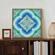 
Shantoulin Village Chinese style Songjin Pearl Painting DIY Material Pack Mother's Day Event Intangible Cultural Heritage Handmade Gift Sense Decoration Painting LL13571 [Full Color Injection Painting] Give some diamond pen 40*40cm thick solid wood inner frame + beautiful outer frame