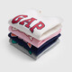 GAP [gleicher Stil für Kinder in Größe] 2025 Frühling Neues Logo Kontrastaler Farb-Langarm-Sweatshirt für Jungen und Mädchen 687330