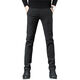 New men's cotton and linen casual pants, grinding elastic small straight-leg trend versatile slim business pants for men, four seasons WL 688 gray 34