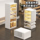 IRIS shoe box storage box transparent shoe cabinet folding installation-free all-in-one shoe rack dust-proof shoe storage artifact 1 column 6 layers
