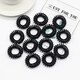 Jiaoxuefei telephone cord hair ties small size 20 black rubber bands for hair high elastic hair ties hair rope headband