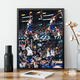 Edwards signature poster photo frame ornaments NBA star peripheral photos souvenirs decorative painting hanging ornaments 07 Please note 50*701 if you need a bracket