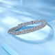 Luxury Beads PT950 Platinum Bracelet Jewelry Versatile Plain Circle Bracelet Bead Style Bungee Bracelet 54mm-11.12g