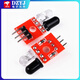 Infrared sensor module tracking TCRT5000 tracking obstacle avoidance reflection on-tube photoelectric switch board smart car 5-way tracking module TCRT5000 No Specifications