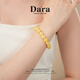 Dara (dara) Russian beeswax bracelet natural white flower honey full of honey unoptimized round bead single circle bracelet for men and women to wear as a Valentine's Day gift