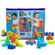 
Mega (MEGA) Children's Day Gift Food Contact Grade Material Large Grain Building Blocks 150 Pieces Set HHM96