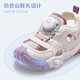 
Shepherd boy toddler shoes 2025 summer new style Baotou girls sandals soft sole breathable rotating button children's shoes Future blue 22 shoes length 15.0cm