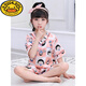 G.DUCKKIDS children's pajamas girls ice silk summer thin short-sleeved star dailu girls silk summer baby air conditioning suit 688 star dailu purple 170 8 sizes [recommended height 100-110cm]