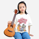 
He Jiagong Ukulele Beginner Beginners and Beginners for Girls' Introductory Veneer 23-inch Small Guitar Children's Trademark Edge + Accessories + Tuner + Cotton Bag 23-inch
