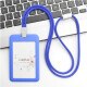 JPHZNB Fashion Round Rope Lanyard Tarjeta de empleados Tarjeta de autobús Tarjeta de trabajo Tarjeta de trabajo Tarjeta de campus Bus C5 C5 White Horizontal Versión + 9734 White Round Rope