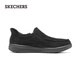 Skechers flash shoes | Winter new men's shoes, comfortable casual shoes, warm plus fleece cotton shoes, snow boots 205606, all black/BBK 41