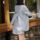 
Woodpecker Firefly Summer Summer Sunscreen Shirt Jacket/Shorts Set Fashion Simple Lazy Two-Piece Set Women Green S