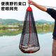 Shushe's new grain wheat fish protector for wild fishing, portable small quick-drying nano-scratch fish net pocket, fish basket, fishing protective bag, easy to store 50cm 1m grain wheat protector + rope + ground plug