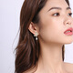 Qlady butterfly ear clip women without pierced ears light luxury high-end niche autumn and winter earrings 2025 new hot style earrings