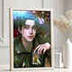 Xiong Lai Run Qi Gen Xin Jian around Liu Haocun Song Weilong Ao Ruipeng's new photo frame table living room bedroom room gift friends ZM14065-element A4 inch * 1 frame 1 picture * large size (recommended by the store manager)
