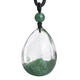 
Mystery Stone Natural Green Ghost Pendant Genuine Brazilian Old Mineral Materials Treasure Basin Pyramid Green Ghost Pendant Refining Pendant Certificate 13794 Finance Sources